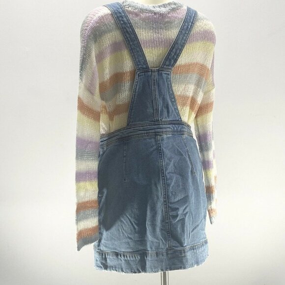 NWOT Wild Fable Denim mini dress overall Y2K style - Picture 8 of 12